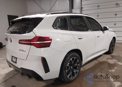 2025 BMW X3 30 xDrive from USA, damaged, VIN 5UX53GP09S9017596